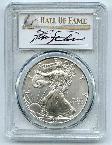 2021年 1ドル アメリカン シルバー イーグル タイプ1 PCGS MS70 FDOI ファーギー・ジェンキンス 65,945円