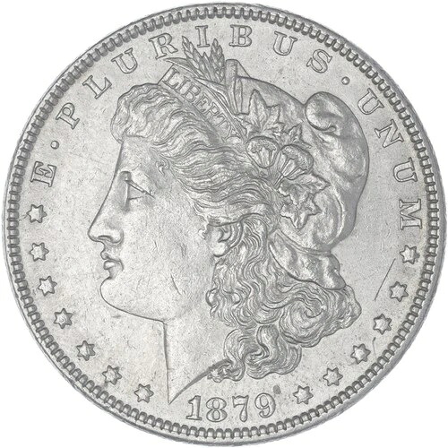 1879年（P）モルガン・ダラー 未流通品 写真参照 K494