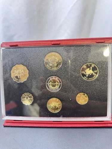 1997年香港貨幣プルーフコイン7枚セット(ケース付き)