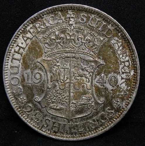 1940年 南アフリカ 2.5シリング KM-30