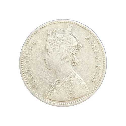 ?1885?イギリス領インド?1ルピー?銀?