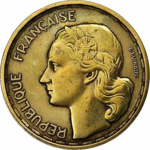 [#1276021] フランス、10 フラン、ギロー、1954 年、パリ、キュプラアルミニウム、オーストラリア