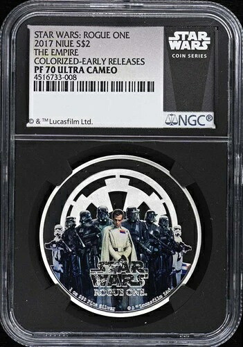 2017年 ニウエ帝国 カラーライズド S$2 NGC PR70DCAM