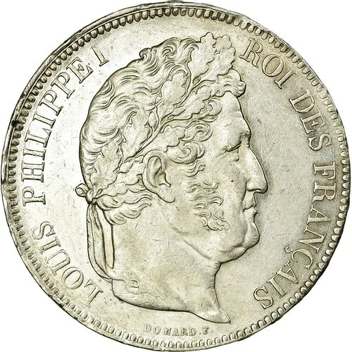 [#17796] コイン、フランス、ルイ フィリップ、5 フラン、1842 年、ストラスブール、オーストラリア、シル、ver
