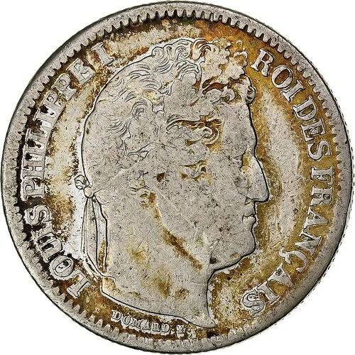 [#1308188] フランス、ルイ・フィリップ、2フラン、1837年、リール、銀貨、VF、ガドゥリー:52