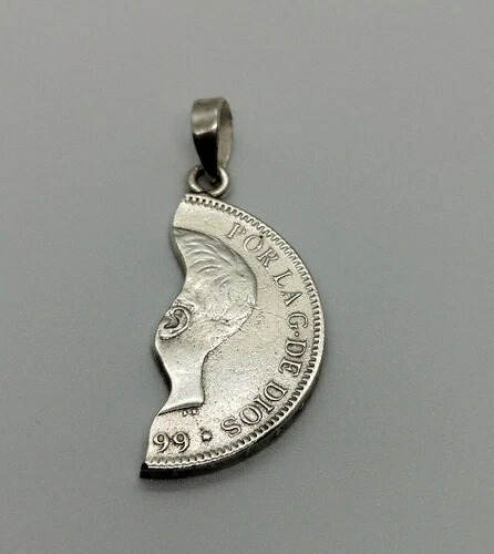 スペイン 1899年 5ペセタ半貨幣ペンダント