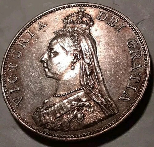 1887年 イギリス ダブルフローリン 流通品 状態 若干の変色あり 48,840円