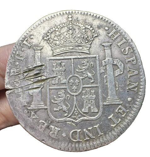 8 レアル 1801 シルバー ヒスパン メキシコ スペイン植民地時代、カルロス IIII、ミズーリ州、FT