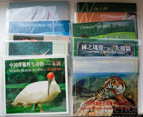 中国5元 1993-1999年 (中国野生動物レッドブック) 硬貨 UNC 冊子