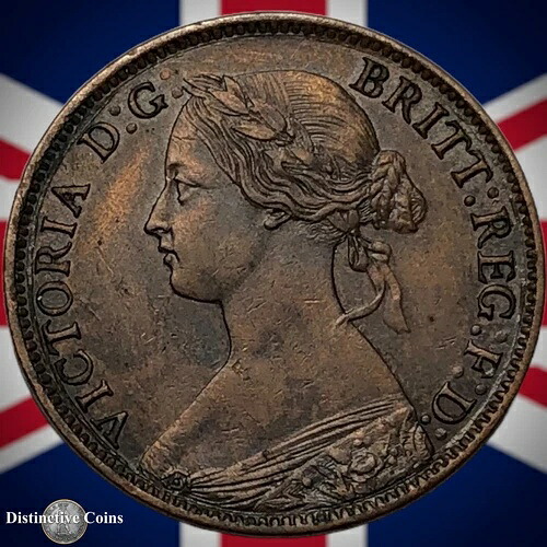 イギリス 1875 ファーシング 1/4d GB3734 46,200円