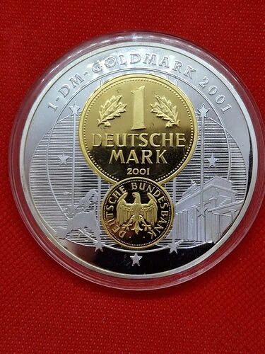 1DMゴールドマルク記念コインメダル 2001年 - 2011年 ドイツマルク廃止から10年