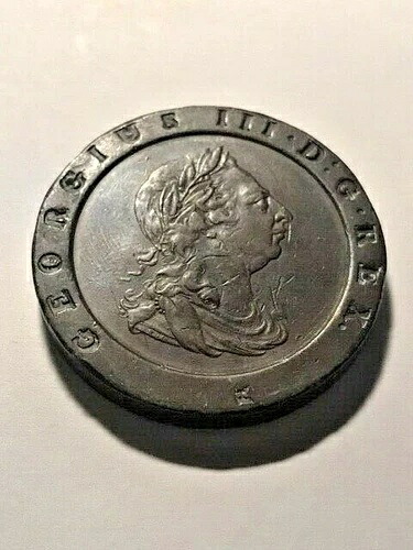 1797年 イギリス 2ペンス VF++ #664