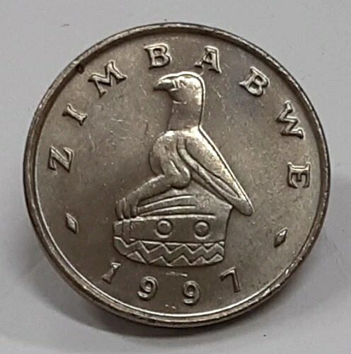 1997年 ジンバブエ 5セント硬貨 KM#2 - BU 包装入り30枚ロール