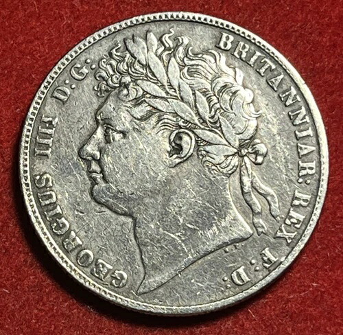 イギリス 1/2クラウン 1823年 銀貨 KM#676 T7766|WORLD RESOURCE【QUEEN店】