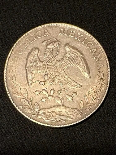 1897年 メキシコ 銀貨 8レアル FZ、未使用 光沢 UG KM# 377.13|WORLD RESOURCE【QUEEN店】