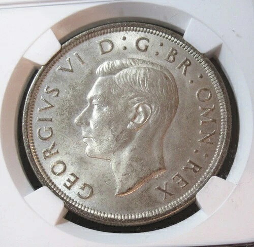 イギリス ジョージ6世 王冠 1937年 NGC MS62|WORLD RESOURCE【QUEEN店】