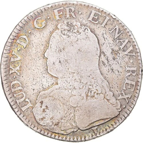 [#1171086] コイン、フランス、ルイ 15 世、オリヴィエの枝、1732 年、レンヌ、VF｜WORLD RESOURCE【QUEEN店】