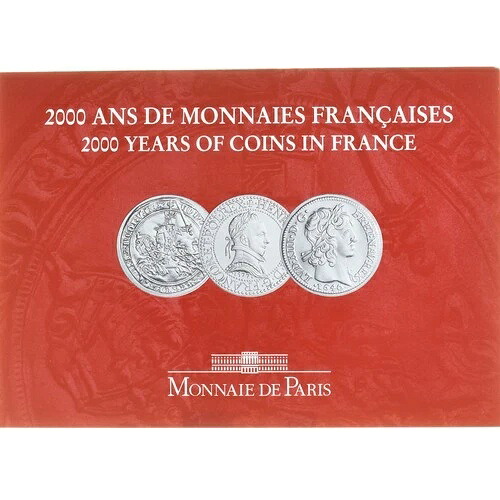 [#347124] フランス、コフレ 3x 5 フラン、2000 アン・ド・モネ・フランセーズ (2/3)、20｜WORLD RESOURCE【QUEEN店】