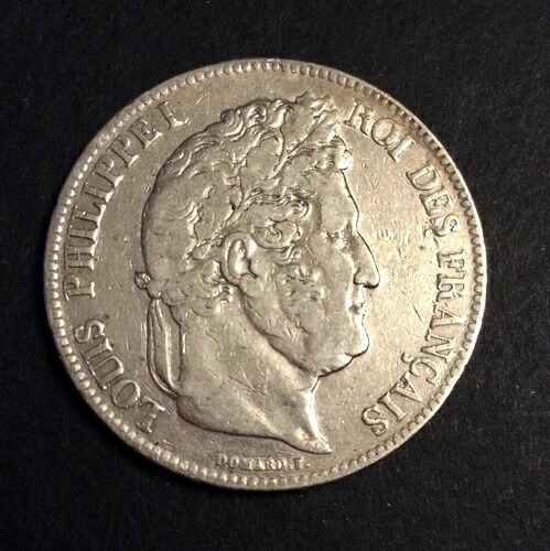 フランス - ルイ・フィリップ - 非常に良い 5フラン 1839 D - 希少なヴィンテージ|WORLD RESOURCE【QUEEN店】