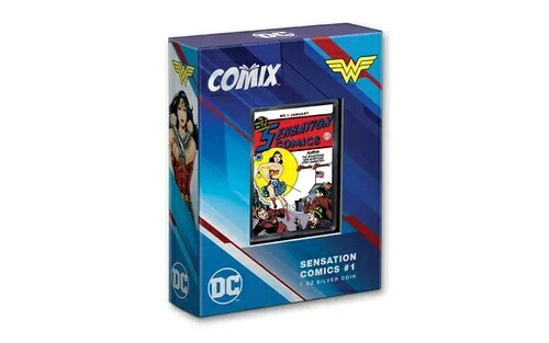 2024年 ニウエ DCコミックス ワンダーウーマン COMIX 1オンス シルバー Pf コイン|WORLD RESOURCE【QUEEN店】