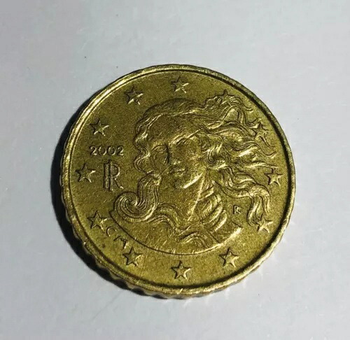 10ユーロセント硬貨(2002年イタリア製)サンドロ・ボッティチェッリ作「ヴィーナスの誕生」|WORLD RESOURCE【QUEEN店】
