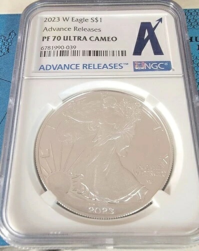 2023 W イーグル $1 PF 70 ウルトラ カメオ NGC アドバンス リリース A ラベル、見た目がゴージャス。｜WORLD RESOURCE【QUEEN店】