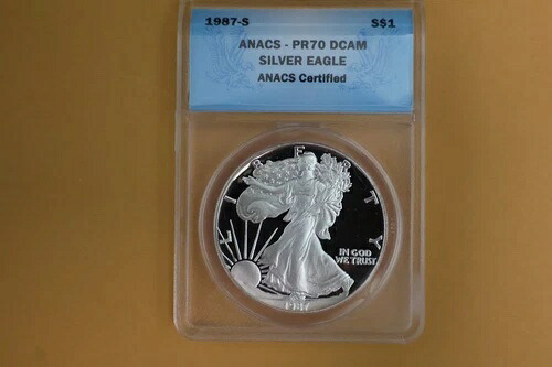 1987 Sプルーフ シルバーイーグル ANACS PR70 DCAM