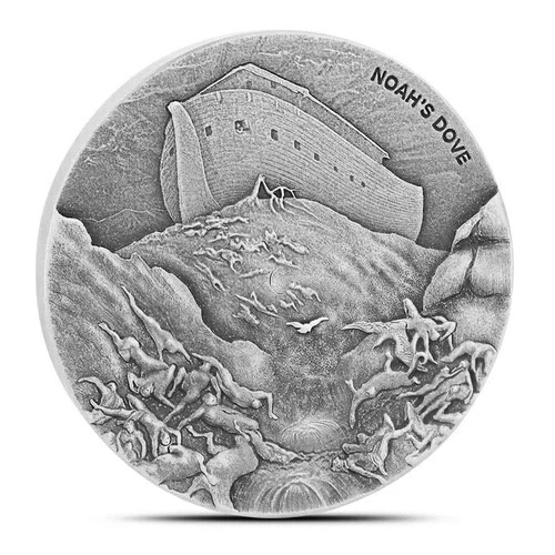 2018年 ノアの鳩聖書シリーズ 2オンス銀貨