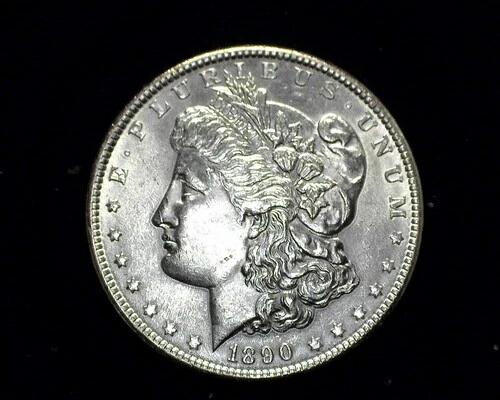 HS&C: 1890年 モルガン銀貨 BUチョイス - 米国コイン