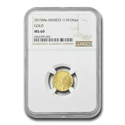 2015年メキシコ1/10オンス金リベルタッドMS-69 NGC｜WORLD RESOURCE【QUEEN店】