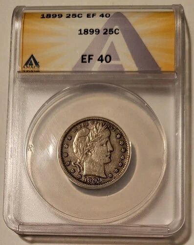 1899年 バーバークォーター XF40 ANACS