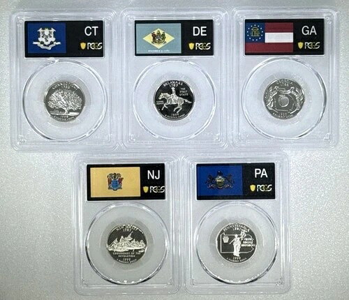 1999年 S シルバー ステート クォーター セット PCGS PR69DCAM