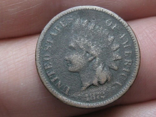 1872年 インディアンヘッドセントペニー -ボールドNファインディテール-