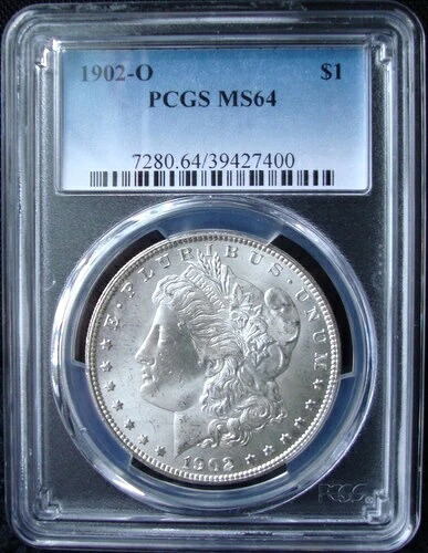 1902-O モルガン銀貨 - PCGS MS 64