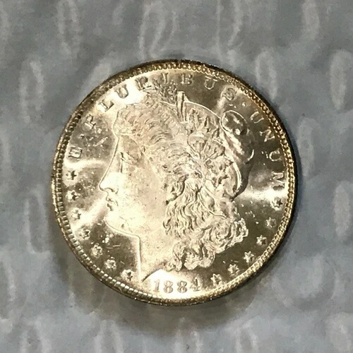 1884-O モーガン銀貨 ブリリアント 未流通 E8428