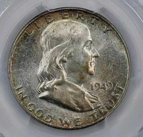 1949年 フランクリン 1/2ドル PCGS MS64FBL-