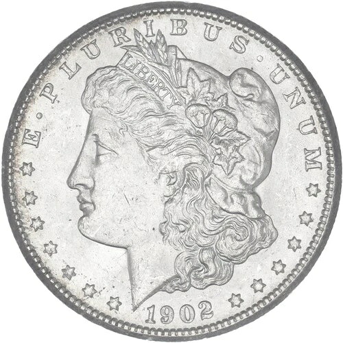 1902年（P）モルガン・ダラー ほぼ未使用 写真参照 K306