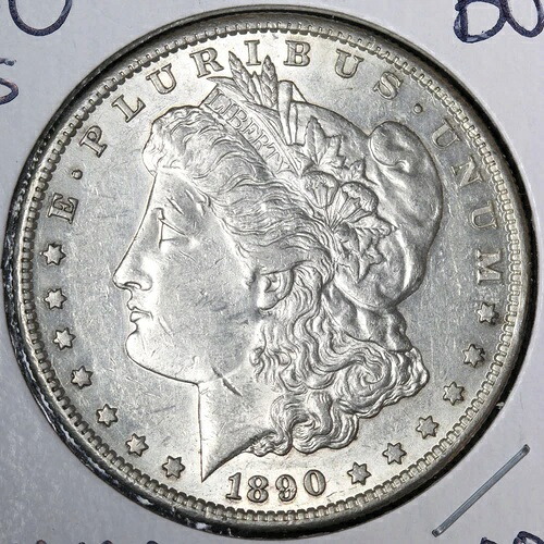 1890-S モーガン銀貨 BU *未流通* MS E340 KMM