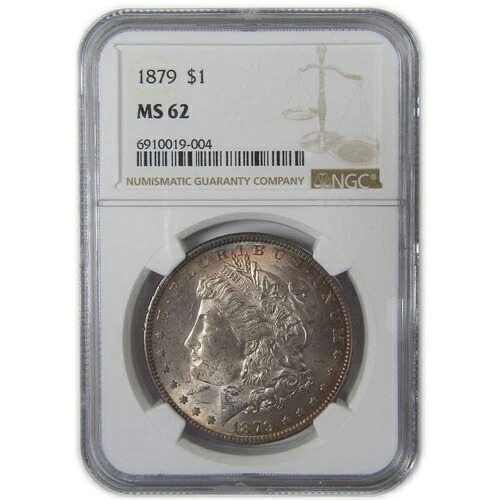 1879年 モルガン・ダラー MS 62 NGC シルバー 未流通 1ドルコイン SKU:I23325