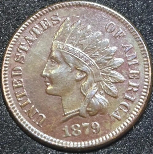 1879年インディアンヘッドセント - 良年 - 良品 - 流通量少 送料無料
