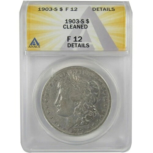 1903年 S モルガン・ダラー F 12 詳細 ANACS シルバー 1ドルコイン SKU:I21693