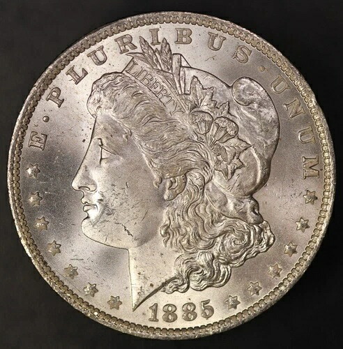 1885年 O モルガン銀貨 オリジナルコレクションより新品 - ロット AA 7582