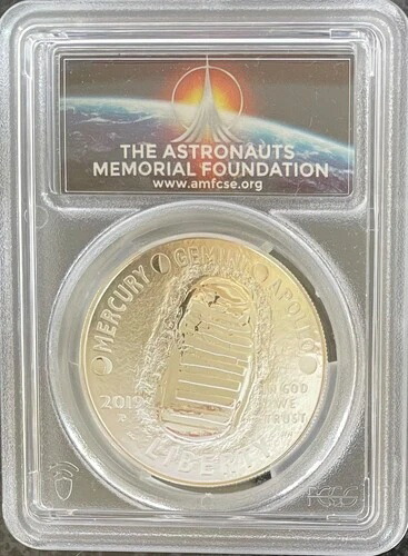 2019年 -P $1アポロ11号 50周年記念 PCGS PR69 AMF-