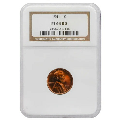 1941年 ウィートプルーフセント PF63 RD NGC
