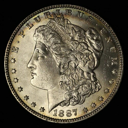 1887年 1ドル モルガン銀貨 - 米国送料無料