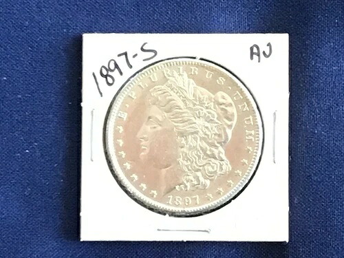 1897-S モルガン銀貨 E8127