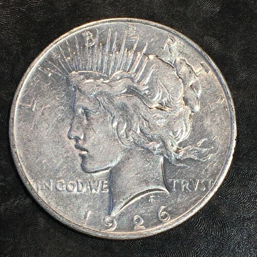 1926-D ピース銀貨 - 高品質スキャン #N832