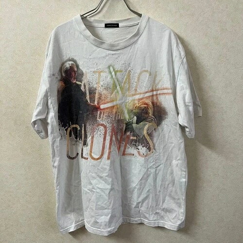 パニカム スターウォーズ Tシャツ 半袖 プリント ホワイト L