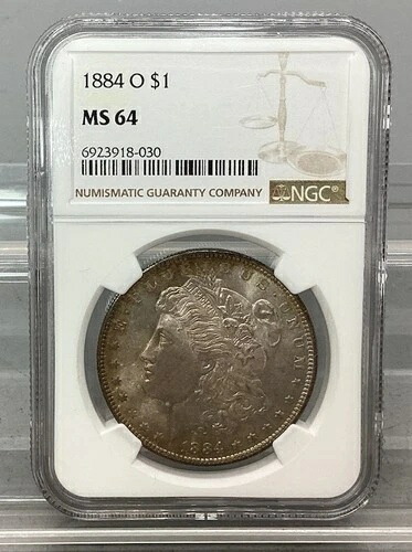 1884年 O モルガン銀貨 - NGC - MS 64