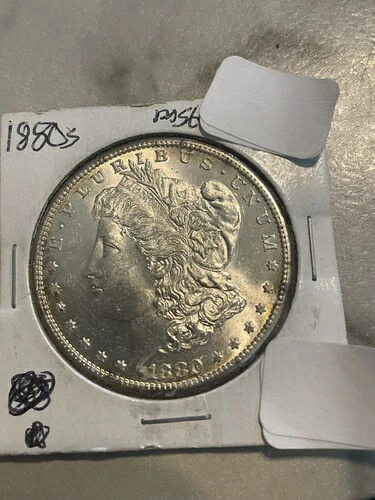 1880年代のモルガン・ダラー、ゴージャスな高級品、送料無料